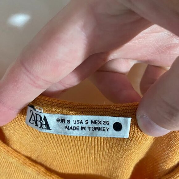 Zara Orange Spaghetti Strap Maxi Dress - Picture 4 of 5